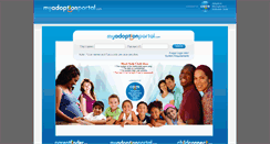 Desktop Screenshot of myadoptionportal.com